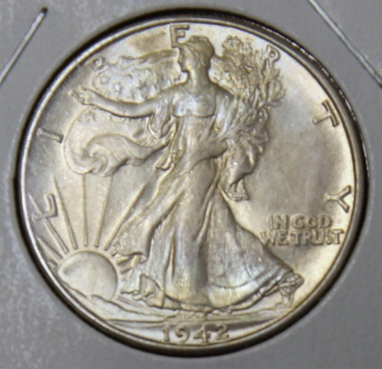 1942D Walking Liberty Half Dollar