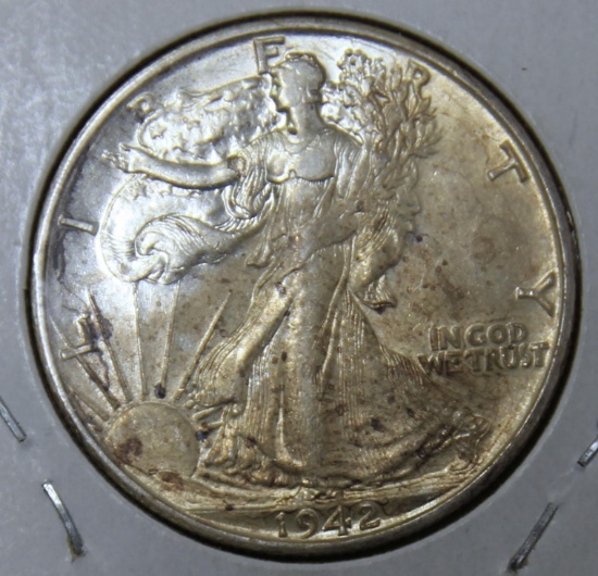 1942S Walking Liberty Half Dollar