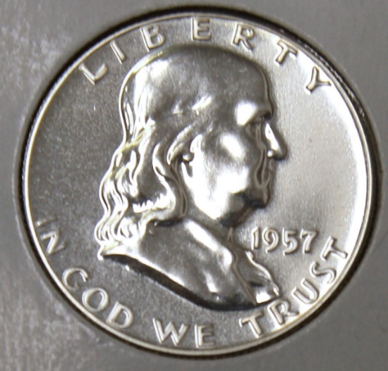 1957 Franklin Half Dollar Proof