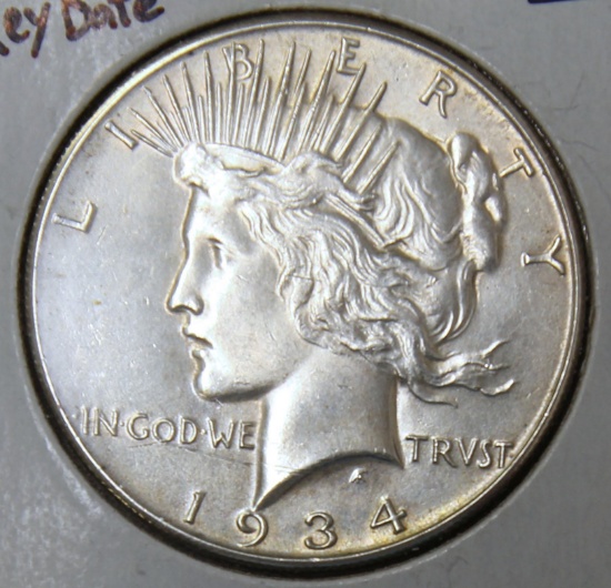 1934S Peace Dollar, Key Date