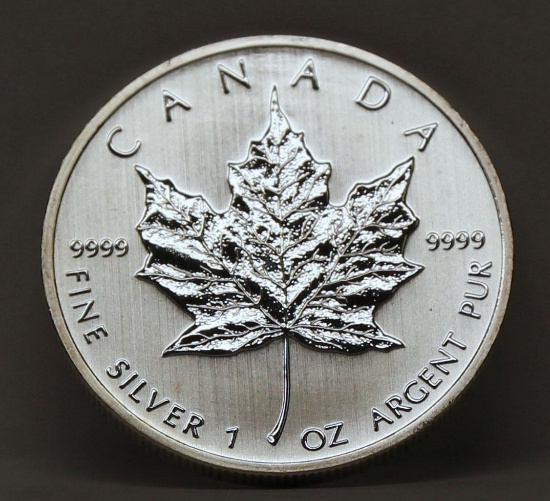 2013 Canada Maple Leaf 1 oz. .999 Fine Silver Bullion Coin