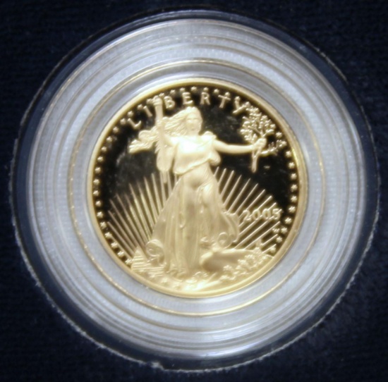 2005 American Eagle 1/10th oz. Proof Gold Bullion Coin