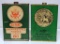 2 Different DuPont Powder Tins w/Paper Labels, Contents will be emptied if shipped!