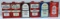 6 Mostly Different DuPont Rifle Powder Tins, Contents will be emptied if shipped!