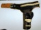 Nice Hand Crafted Leather 2 Holster Cartridge Belt Gun Rig, Buckle Marked Rinaldi Solid Nickel,
