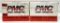 2 Full Boxes PMC 6.5x55 Swedish 144 gr. FMJ Cartridges