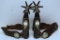 Kelly Bros. Marked Single Mounted Spurs