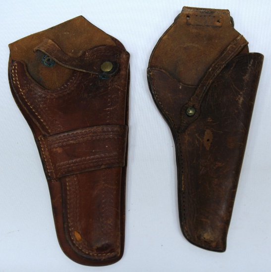 2 Old Leather Holsters