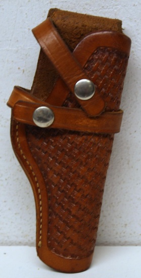 Viking Tooled Leather Holster