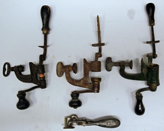 4 Antique Shotgun Shell Reloading Tools