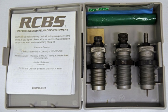RCBS 3 Die Set for Reloading 9 mm Luger, 9x21, 9x23