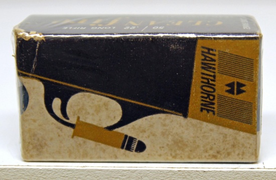 Full Vintage Box Montgomery Ward Hawthorne .22 LR Cartridges