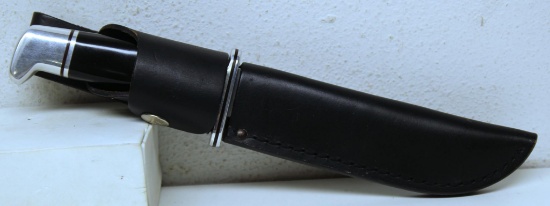 Buck 119 Hunting Knife w/Leather Sheath in Original Box, 6" Blade, 10 3/8" Overall
