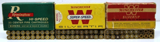 48 Mixed Rounds .30-30 Win. Reloaded Cartridges and 12 Empty Brass