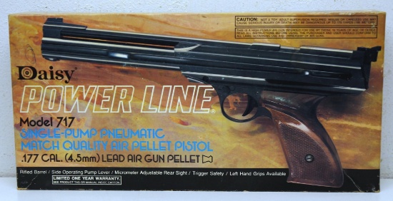 Daisy Power Line Model 717 .177 Cal. Air Pellet Pistol in Original Box