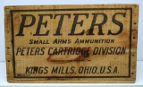 Peters High Velocity 12 Ga. Shotshell Wooden Ammo Box