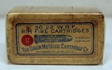 Full Vintage Sealed Two Piece Box UMC .22 WRF Cartridges