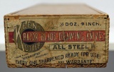Old Wooden General Store Box Keen Kutter Razor Blade Drawing Knives