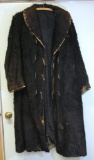 Old Men's Buffalo Hide Coat and Cow Hide Gloves