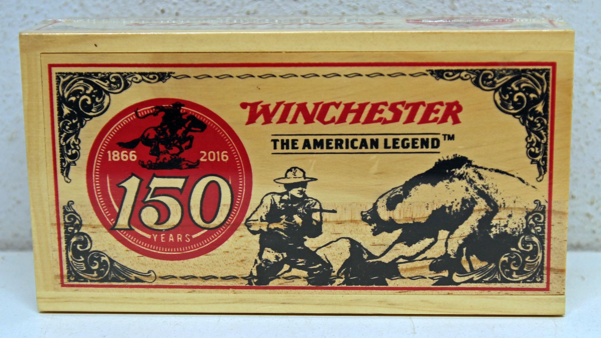 Full Wooden Box Winchester 150th Anniversary The