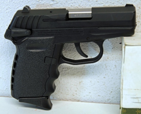 SCCY Industries Model CPX-1 9 mm Semi-Auto Pistol Lightly Used w/Original Box 2 Clips SN#464385