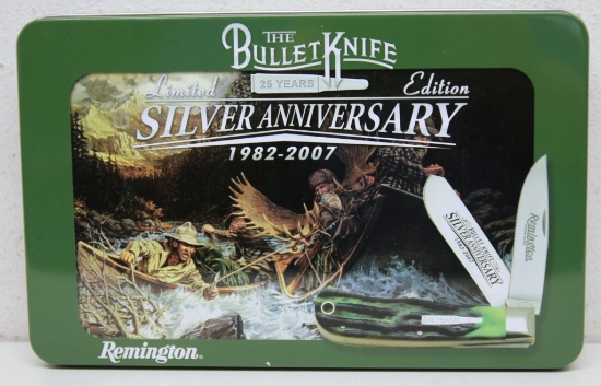 Remington Silver Anniversary "The Bullet Knife" Ltd. Ed. Pocket Knife in Collectible Tin, 1982-2007