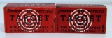 2 Full Vintage Boxes Peters Target Cartridges - .22 Short and .22 LR