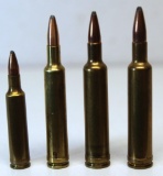 4 Collector Cartridges - .224 Weatherby, .240 Weatherby, .257 Weatherby, .270 Weatherby