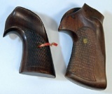 2 Prs. Wooden Target Grips for L Frame S&W