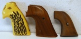 3 Prs. Pistol Grips - Plastic Pr. Marked 