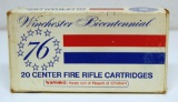Full Box Winchester Bicentennial '76 .30-30 150 gr. Silvertip Cartridges