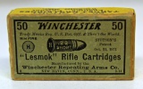 Full Vintage Two Piece Box Winchester .22 Short Lesmok Cartridges
