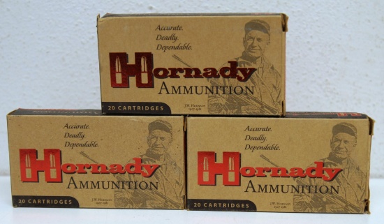 3 Full Boxes Hornady Varmint Express .204 Ruger 32 gr. V-Max Cartridges