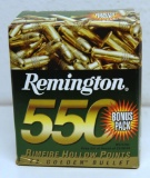 Full Box 550 Remington .22 LR High Velocity Cartridges