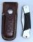 Kershaw Black Gulch II 3220 Folding Knife with Leather Sheath