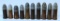 6 .38 Long Rim Fire and 4 .38 Short Rim Fire Collector Cartridges