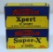 Full Vintage Box Western Super-X .22 Short Cartridges and Full Vintage Box Western Xpert .22 Short
