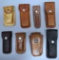 8 Mixed Leather Knife Sheaths, Cases