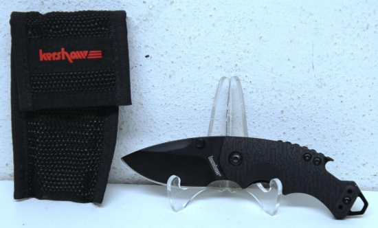 Kershaw No. 8700 Pocket Knife with Nylon Sheath, 2 3/8" Blade, 5 3/4" Overall