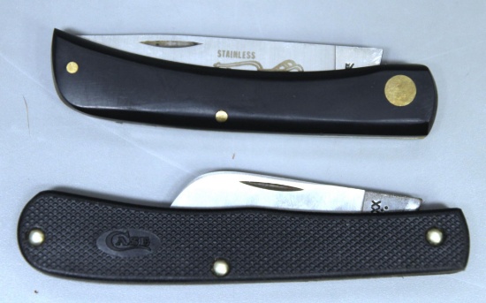 2 Case Pocket Knives, Sod Buster Jr 2137 88 and 54W