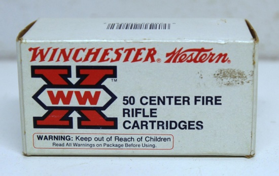 Full Box Winchester Western .25-20 Winchester 86 gr. Soft Point Cartridges