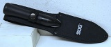 SOG Spirit Fixed Blade Throwing Knife with Nylon Sheath, 4 1/2