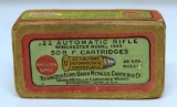 Full Vintage Sealed Box Remington UMC .22 Automatic Rifle Cartridges