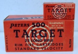 Full Vintage Brick Peters Target .22 LR Cartridges