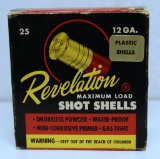 Full Vintage Box Western Auto Revelation 12 Ga. 6 Shot Shotshells