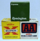 Full Vintage Box Western Super-X 28 Ga. 7 1/2 Shot, Full Vintage Box Western AA Skeet Loads 28 Ga. 9
