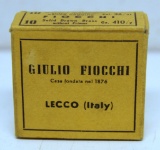 Full Vintage Box of 10 Fiocchi Unprimed Brass All Brass .410 Ga. Shotshells