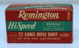 Full Vintage Box Remington .22 LR Shot Cartridges