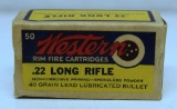 Full Vintage Box Western .22 LR Cartridges