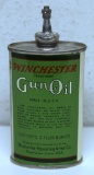 Vintage Winchester Gun Oil Tin Oiler Can